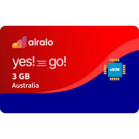 Airalo Australia 3GB Data eSIM